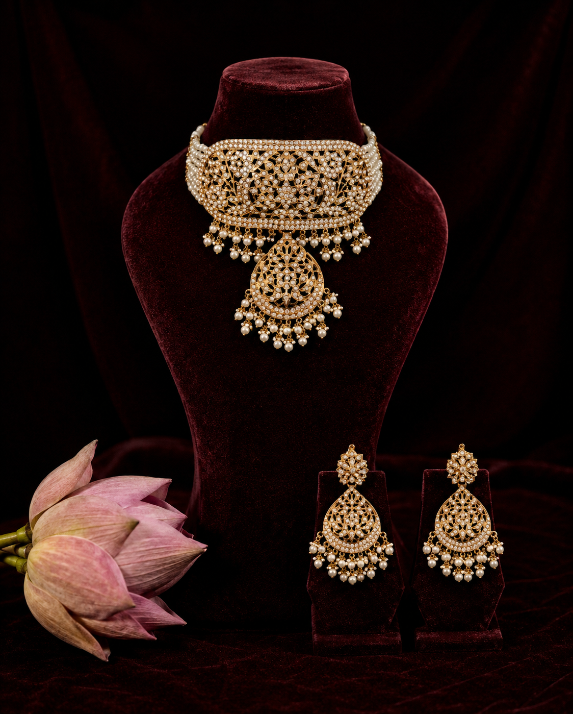 Noor-e-Moti Jadau Choker
